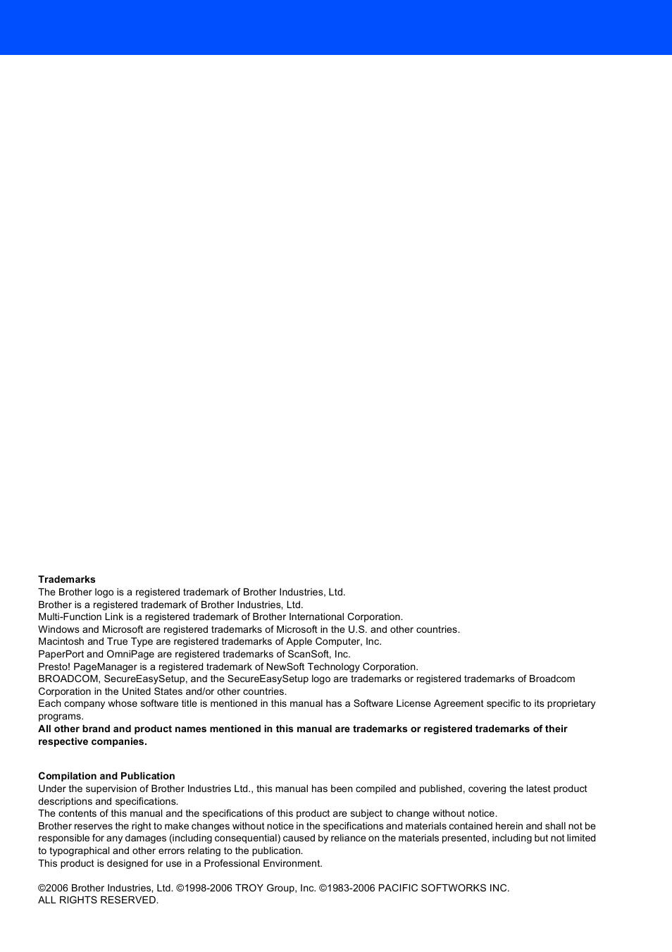 Brother MFC-820CW User Manual | Page 44 / 45