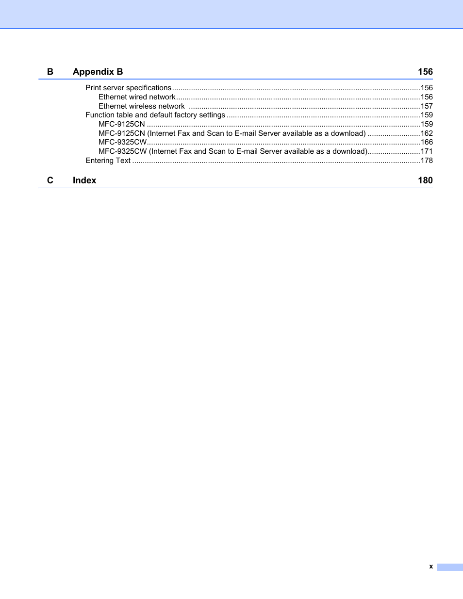 Brother MFC-9325CW User Manual | Page 11 / 192