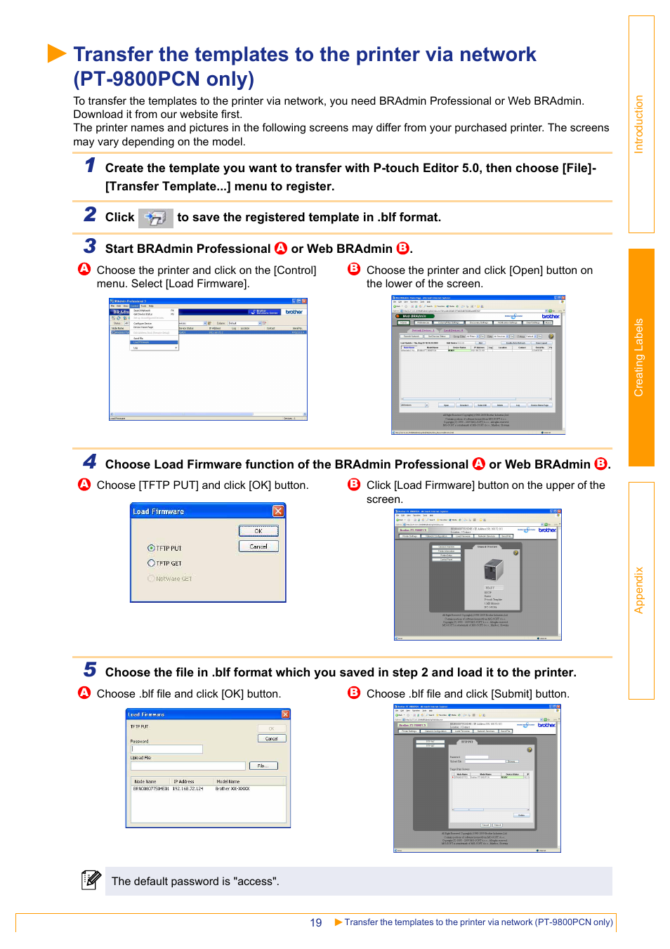 Brother PT-3600 User Manual | Page 19 / 31