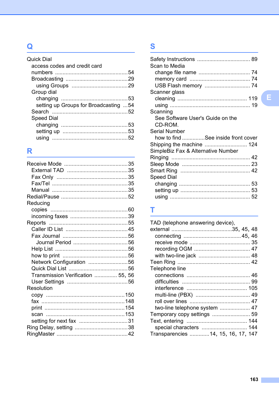 Brother MFC-255CW User Manual | Page 177 / 180