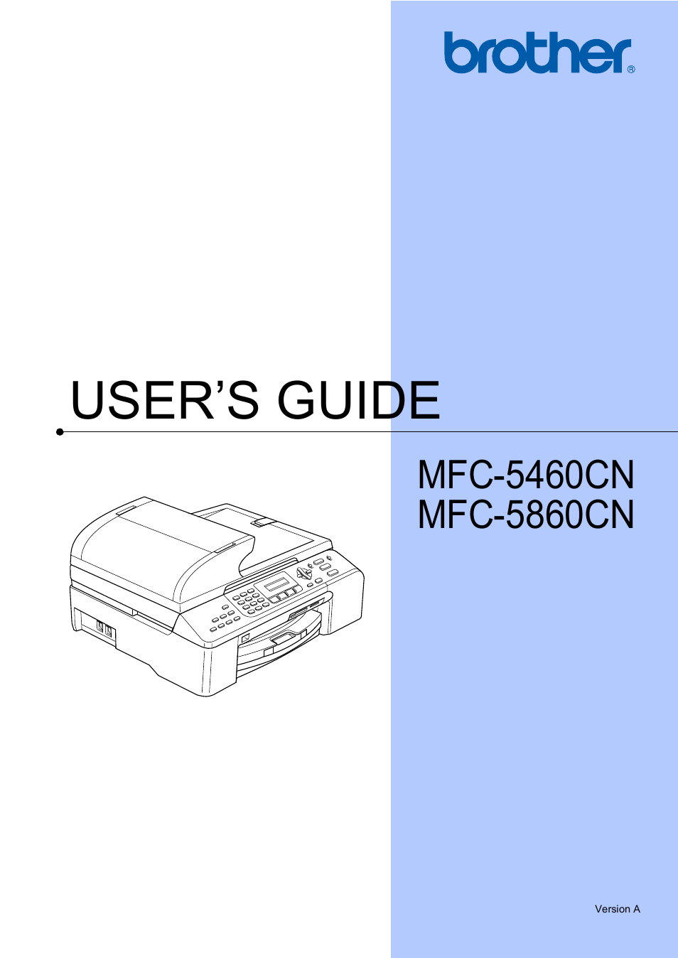 Brother MFC-5860CN User Manual | 169 pages