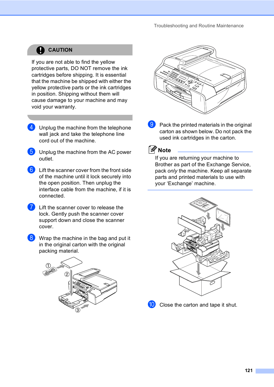 Brother MFC-5860CN User Manual | Page 137 / 169