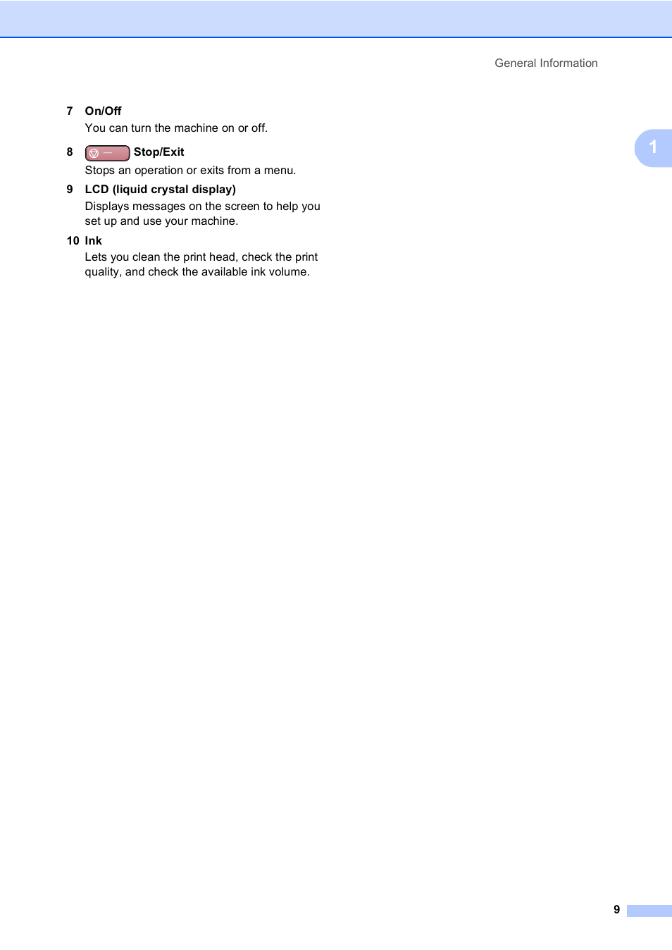 Brother MFC-5860CN User Manual | Page 25 / 169