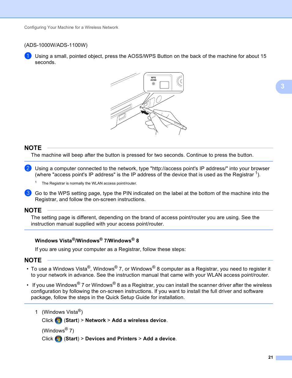 Brother ADS-1000W User Manual | Page 24 / 70