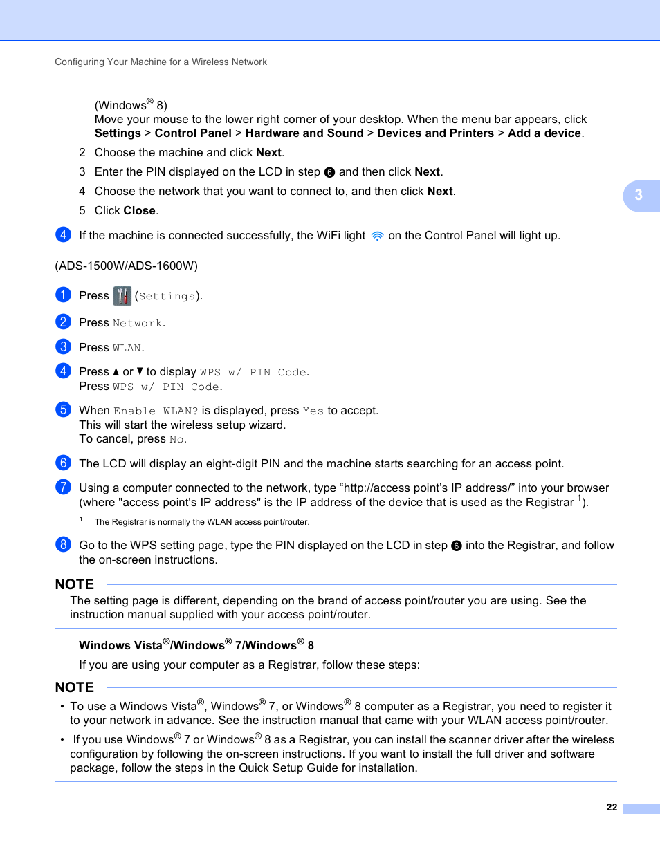 Brother ADS-1000W User Manual | Page 25 / 70