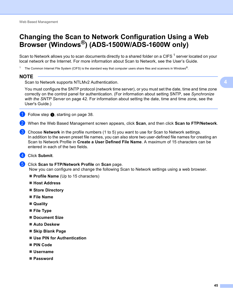 Ads-1500w/ads-1600w only) | Brother ADS-1000W User Manual | Page 48 / 70