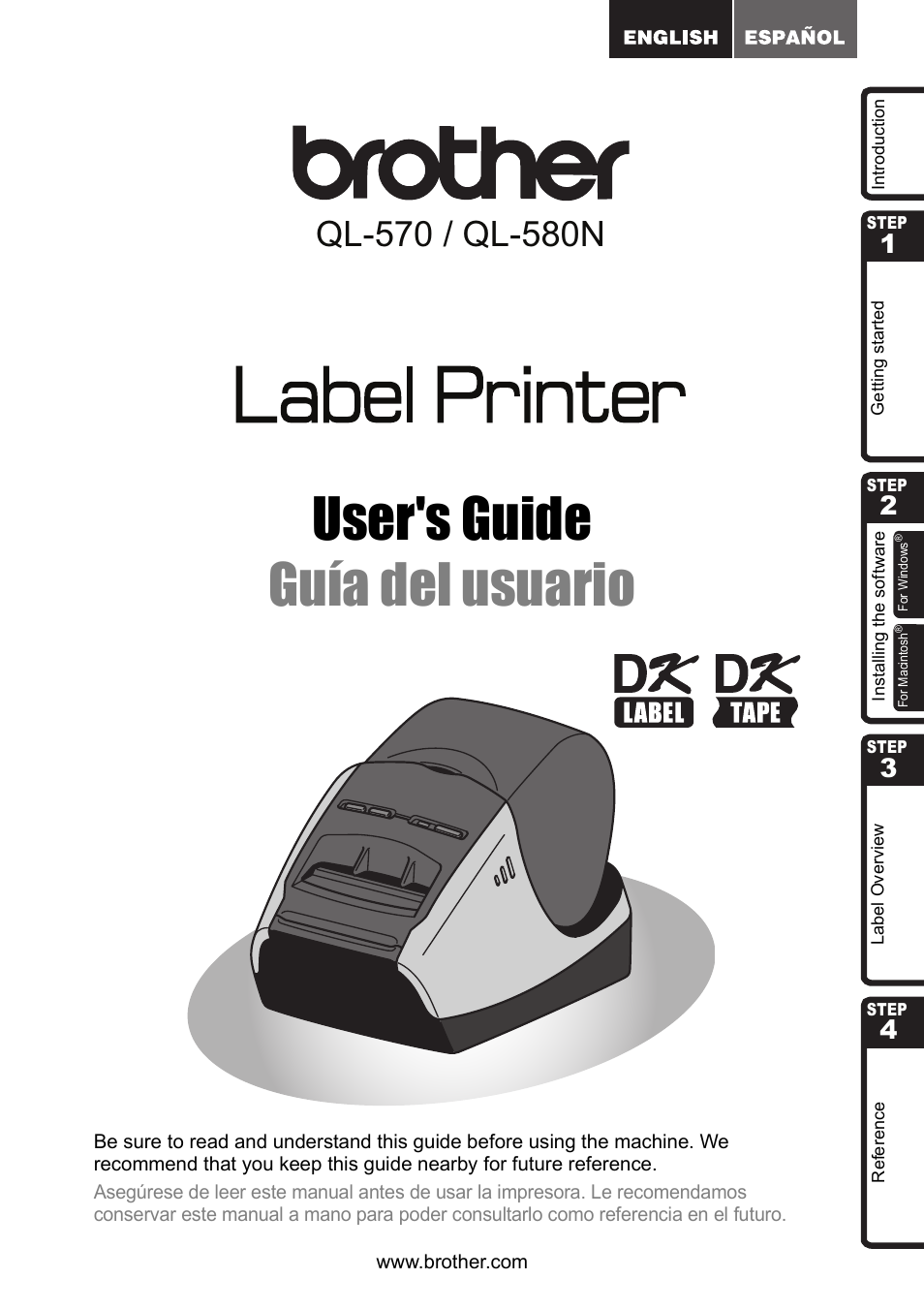 Brother QL-570 User Manual | 106 pages