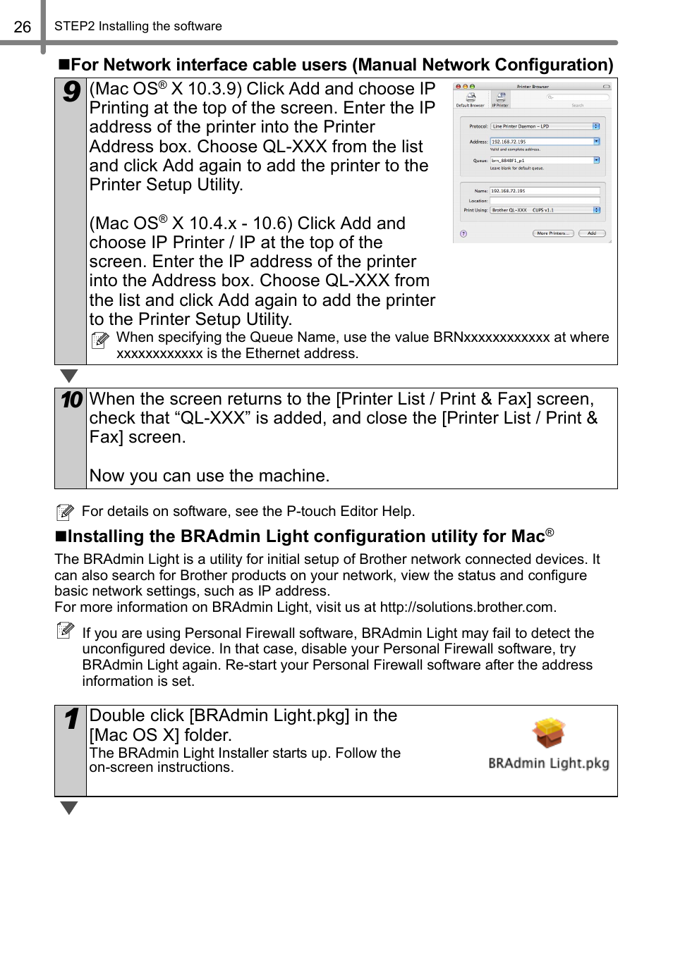 Brother QL-570 User Manual | Page 32 / 106