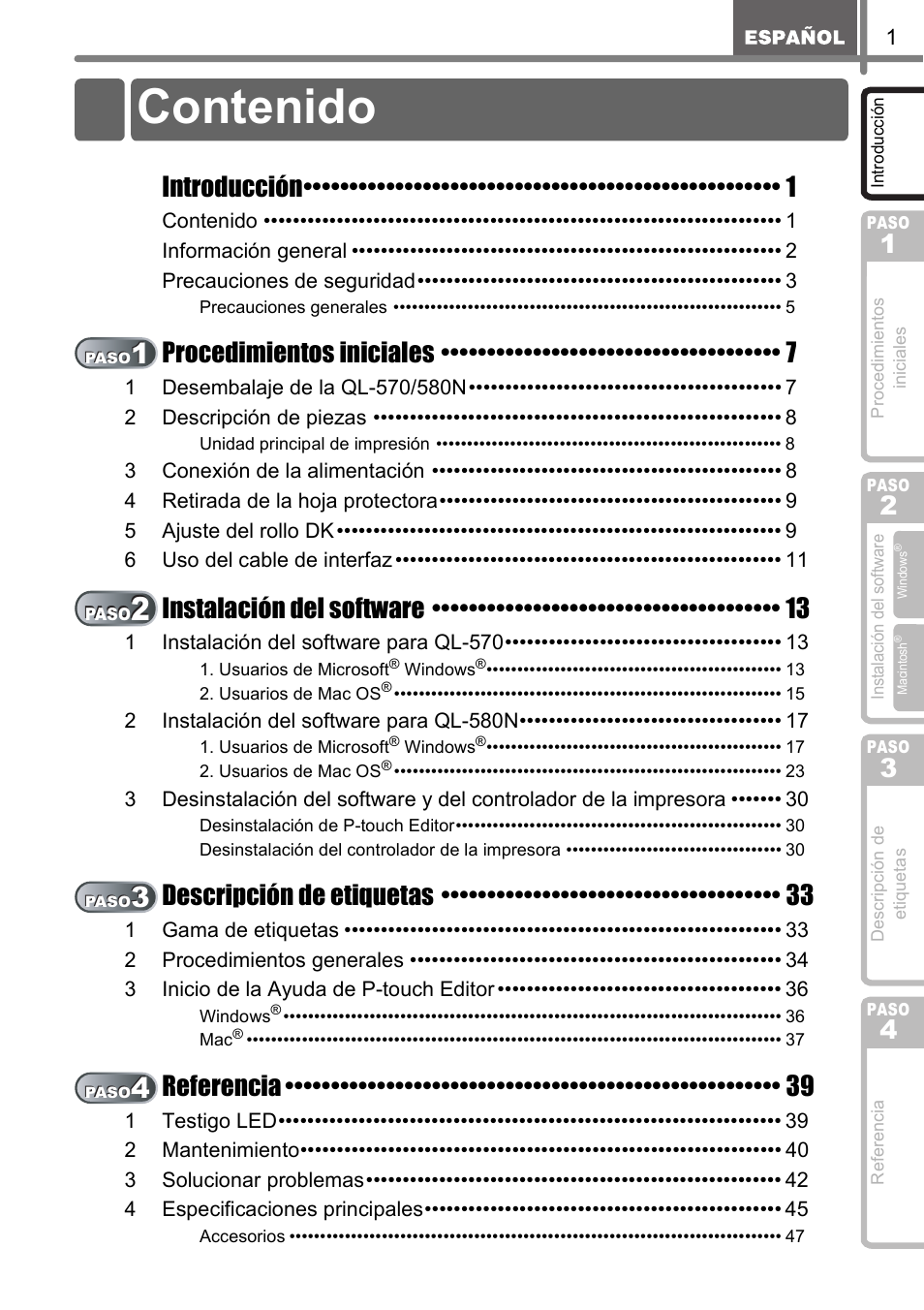 Brother QL-570 User Manual | Page 57 / 106