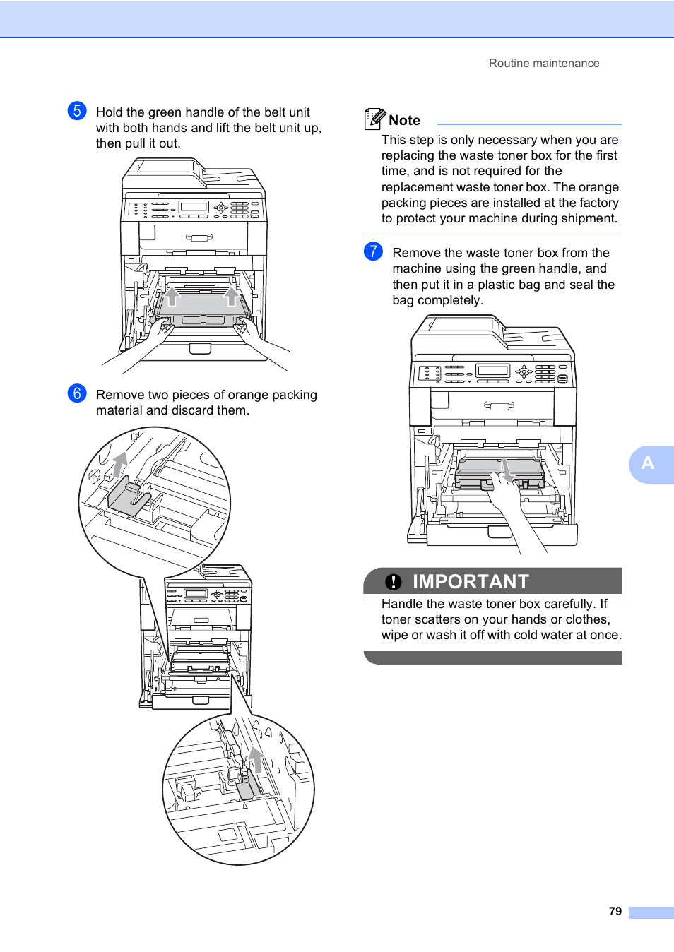 Important | Brother MFC 9560CDW User Manual | Page 85 / 101