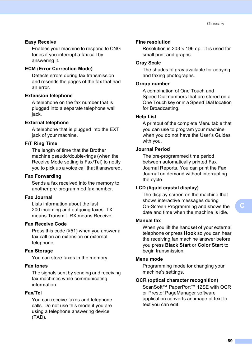Brother MFC 9560CDW User Manual | Page 95 / 101