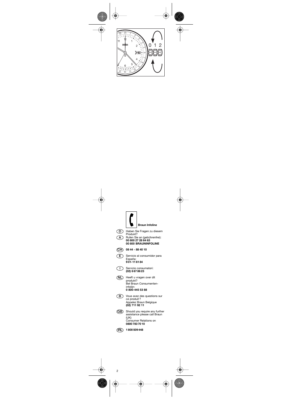 Braun AW24 User Manual | Page 2 / 10