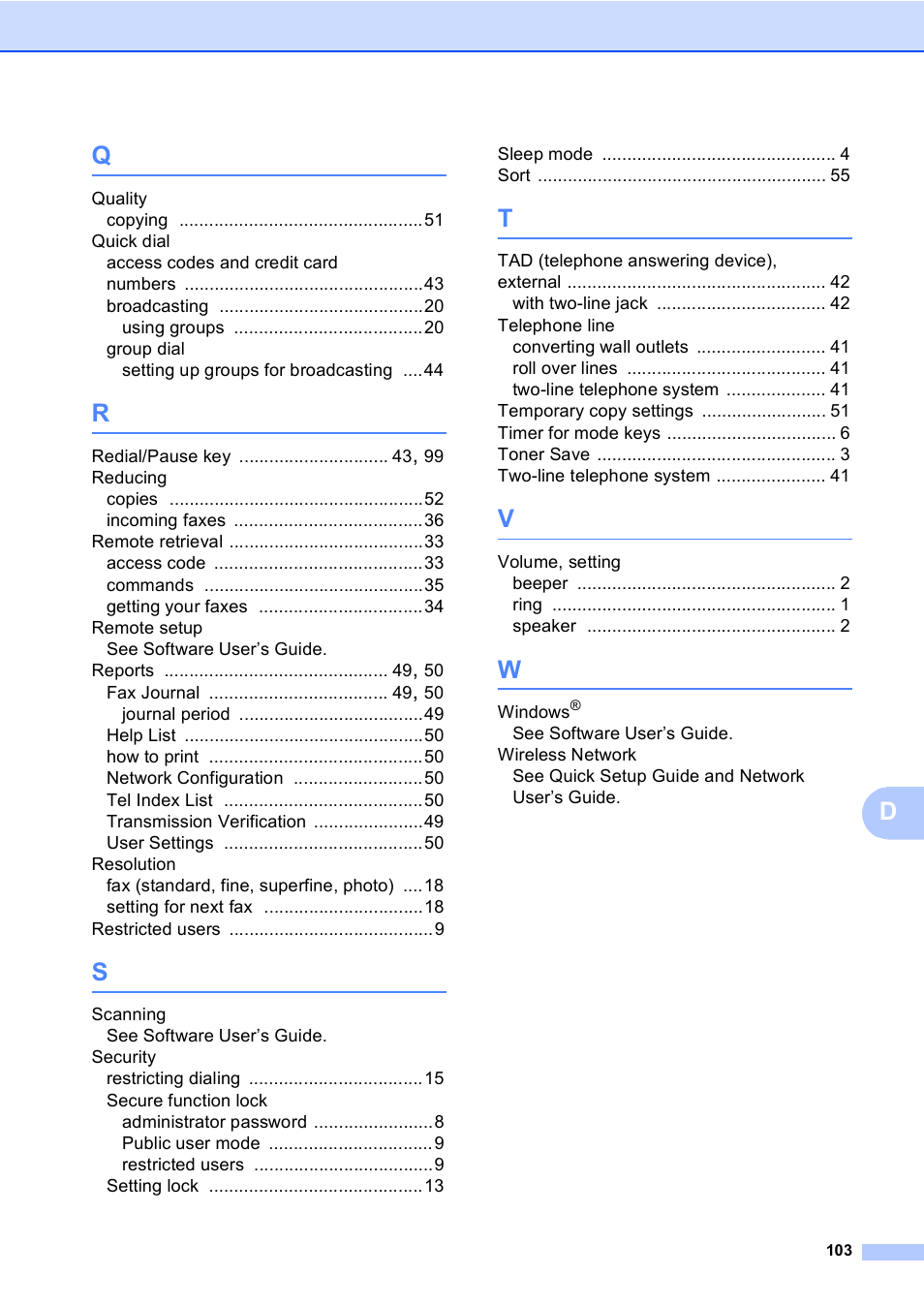 Brother MFC 9970CDW User Manual | Page 109 / 110