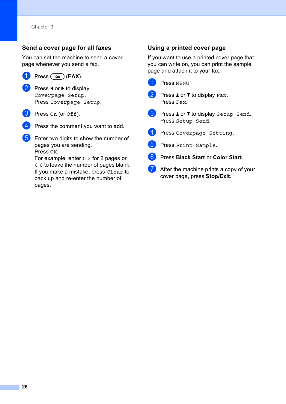 Brother MFC 9970CDW User Manual | Page 32 / 110