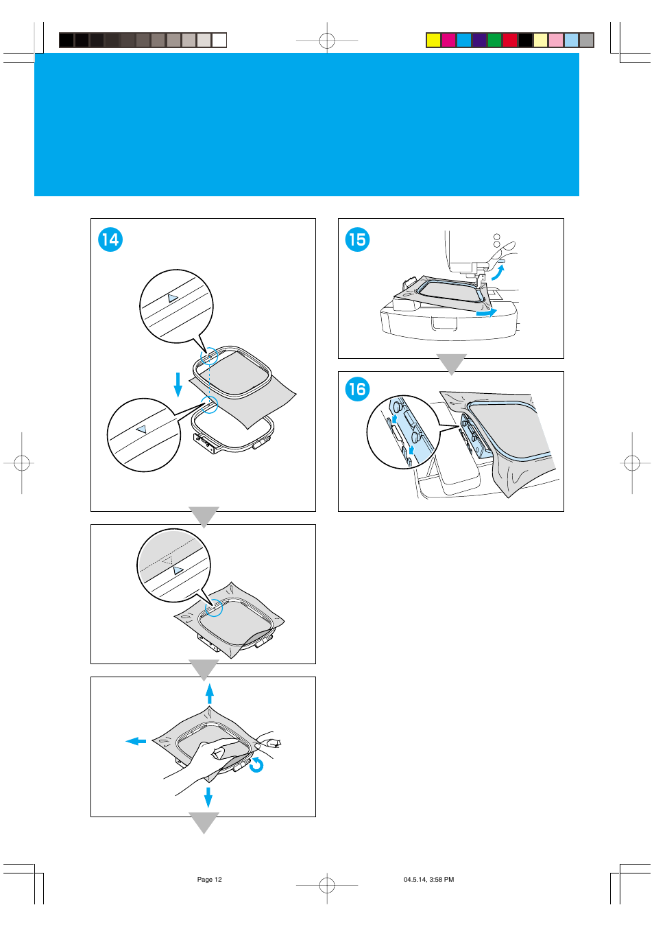12 d e f | Brother SE-270D User Manual | Page 14 / 27