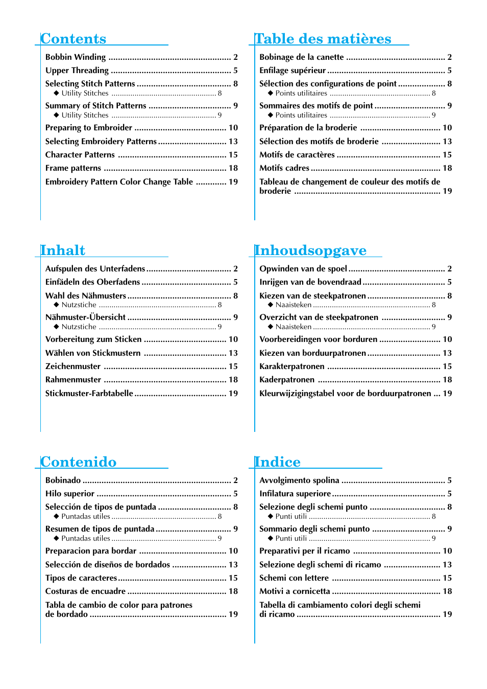 Brother SE-270D User Manual | Page 3 / 27