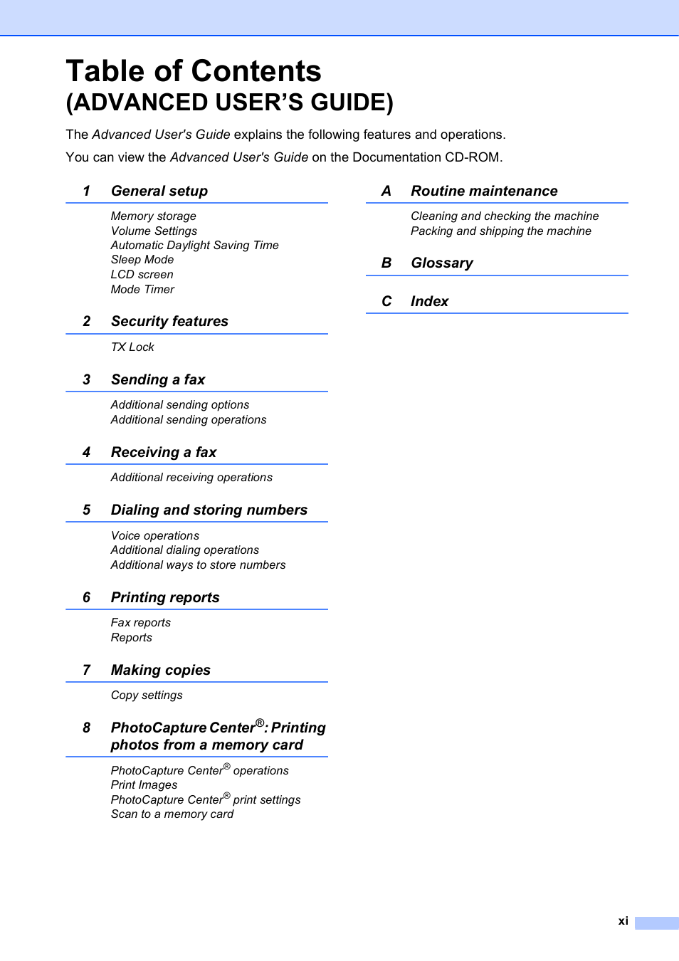 Brother MFC-J410W User Manual | Page 13 / 122