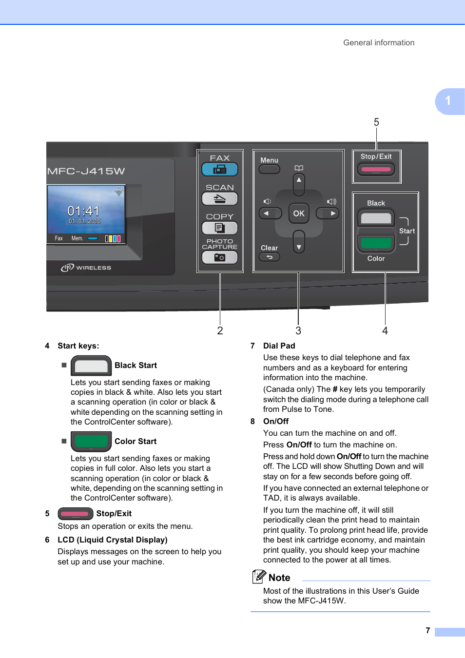 Brother MFC-J270W User Manual | Page 21 / 122