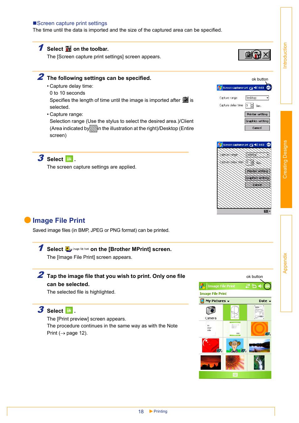 Image file print | Brother MW-145BT User Manual | Page 18 / 25