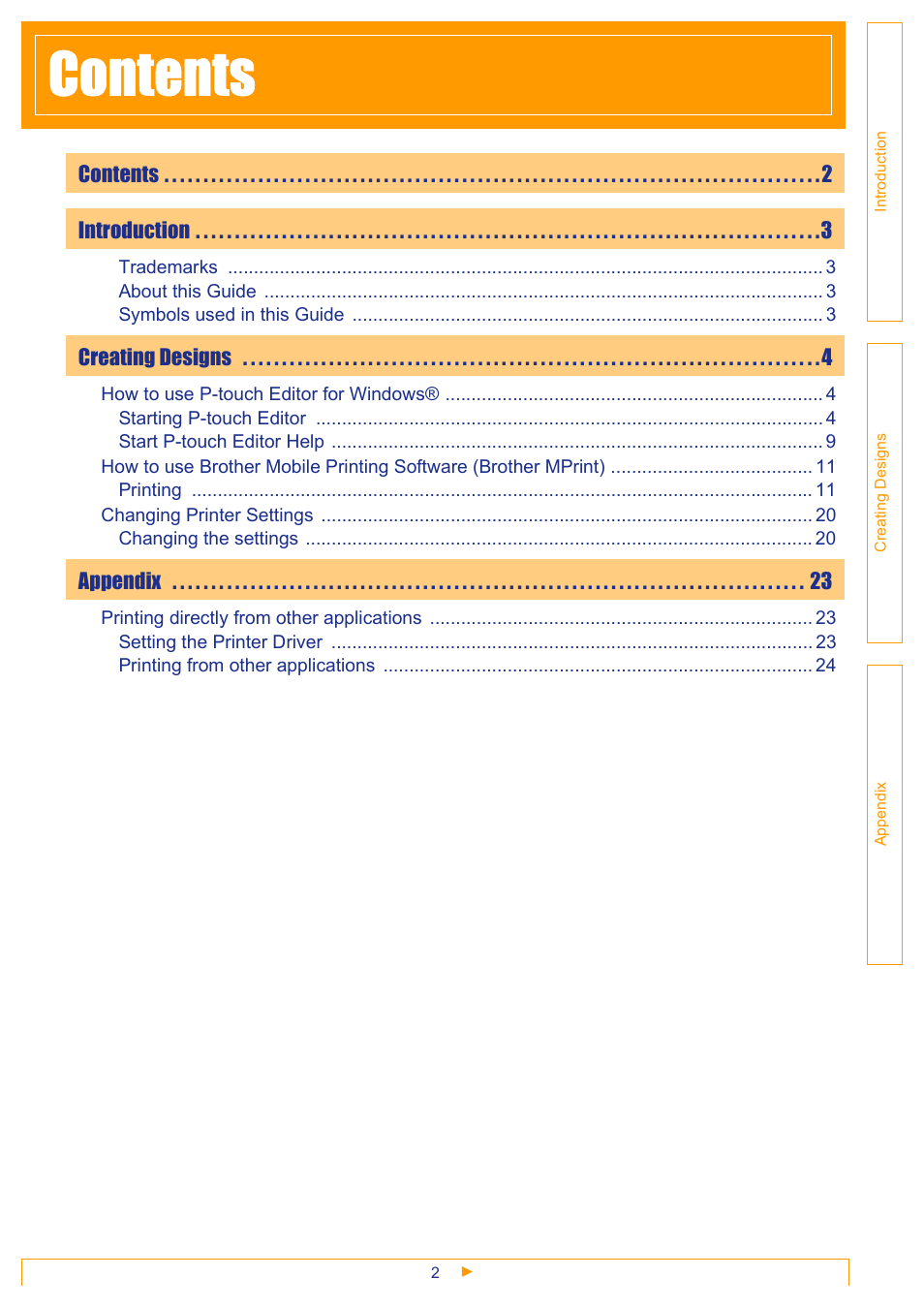 Brother MW-145BT User Manual | Page 2 / 25