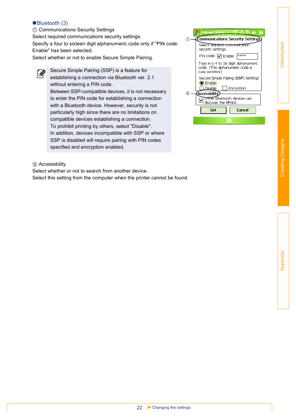 Brother MW-145BT User Manual | Page 22 / 25
