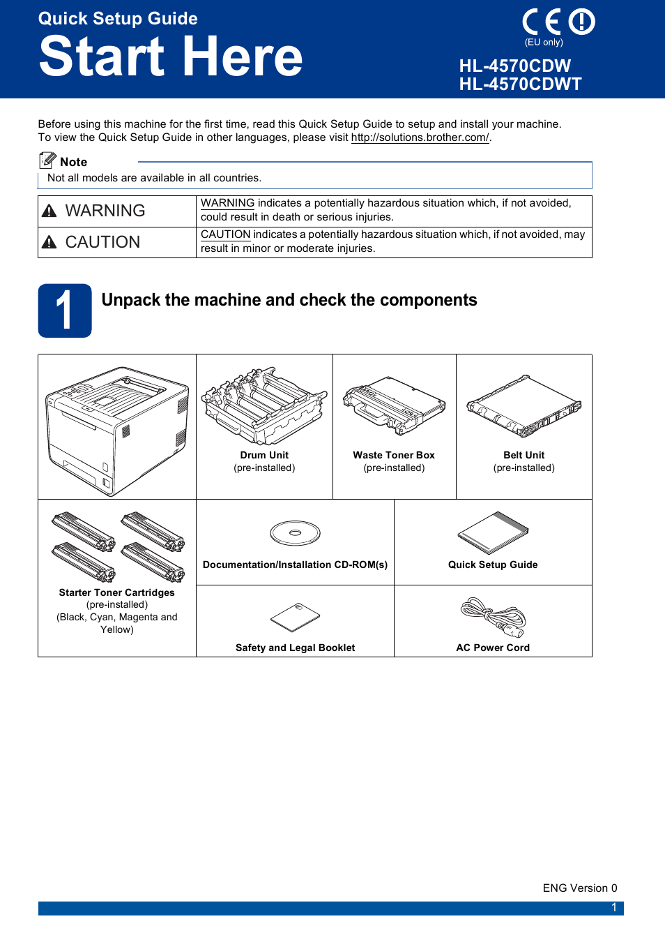 Brother HL-4570CDW User Manual | 28 pages