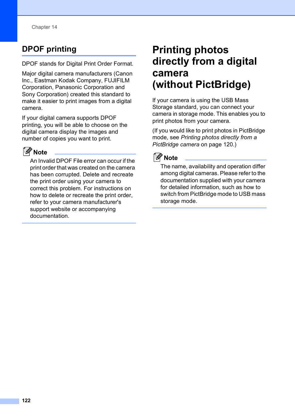 Dpof printing | Brother MFC-795CW User Manual | Page 138 / 240