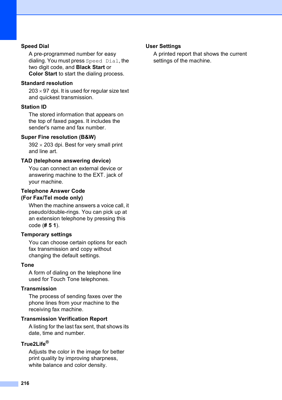Brother MFC-795CW User Manual | Page 232 / 240