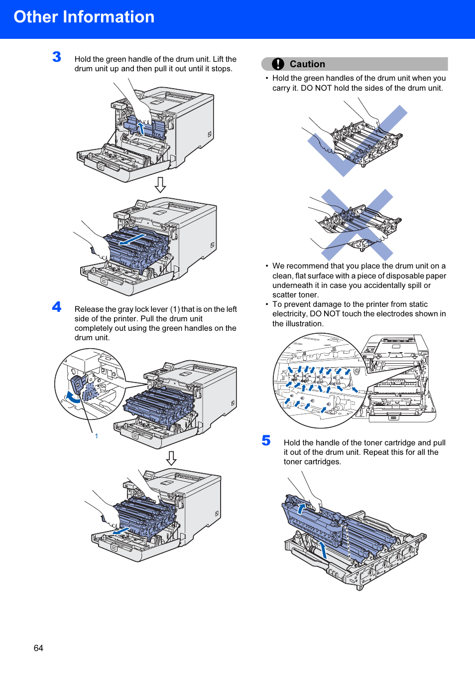 Other information, Caution | Brother HL-4070CDW User Manual | Page 66 / 71