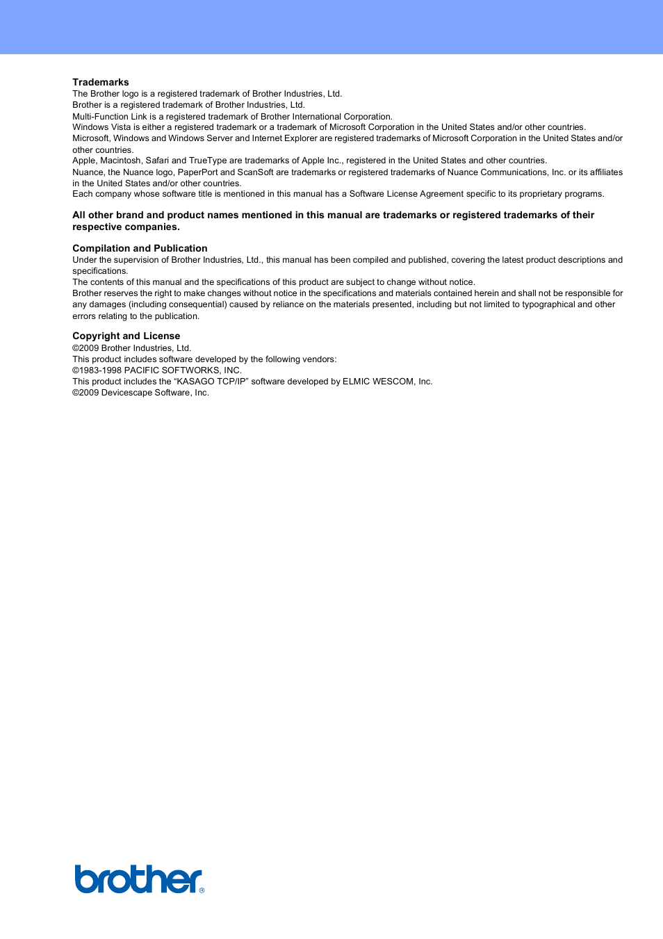 Brother usa/can | Brother MFC-9120CN User Manual | Page 31 / 31