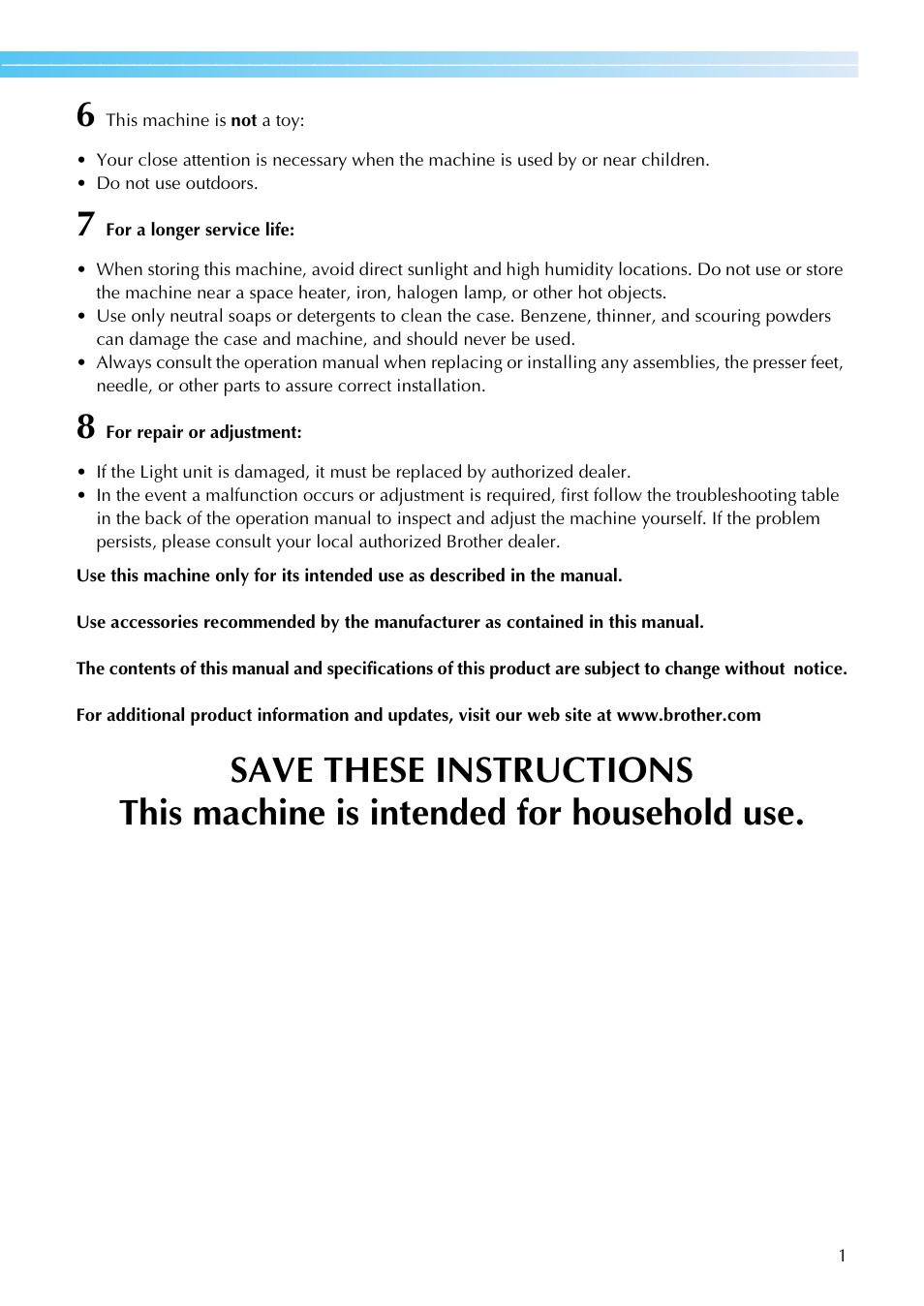 Brother DZ820E User Manual | Page 3 / 88