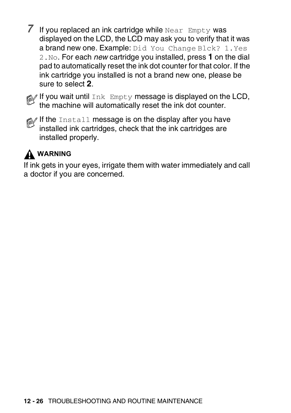 Brother FAX-2440C User Manual | Page 171 / 230