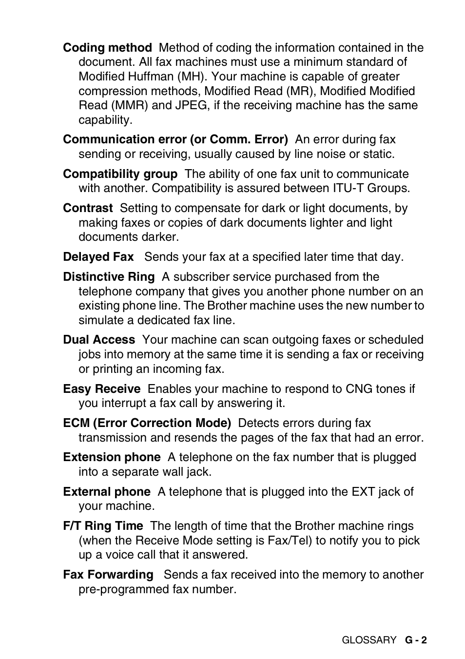 Brother FAX-2440C User Manual | Page 204 / 230