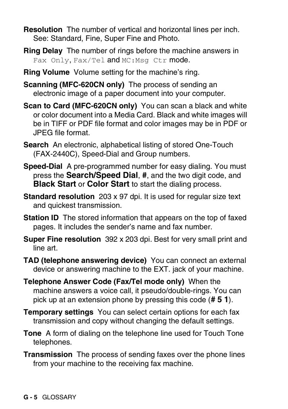 Brother FAX-2440C User Manual | Page 207 / 230