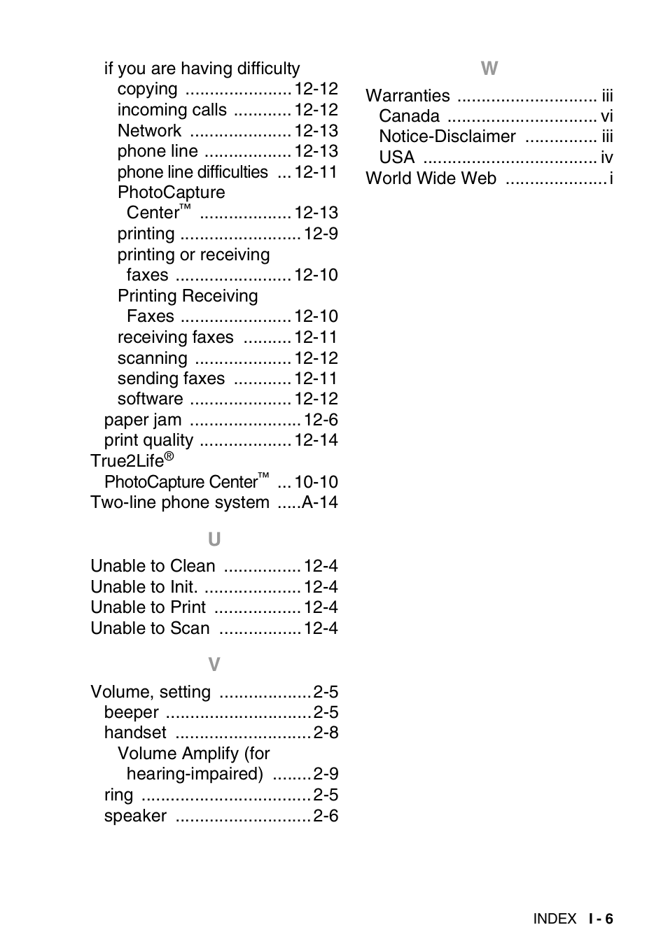 Brother FAX-2440C User Manual | Page 226 / 230