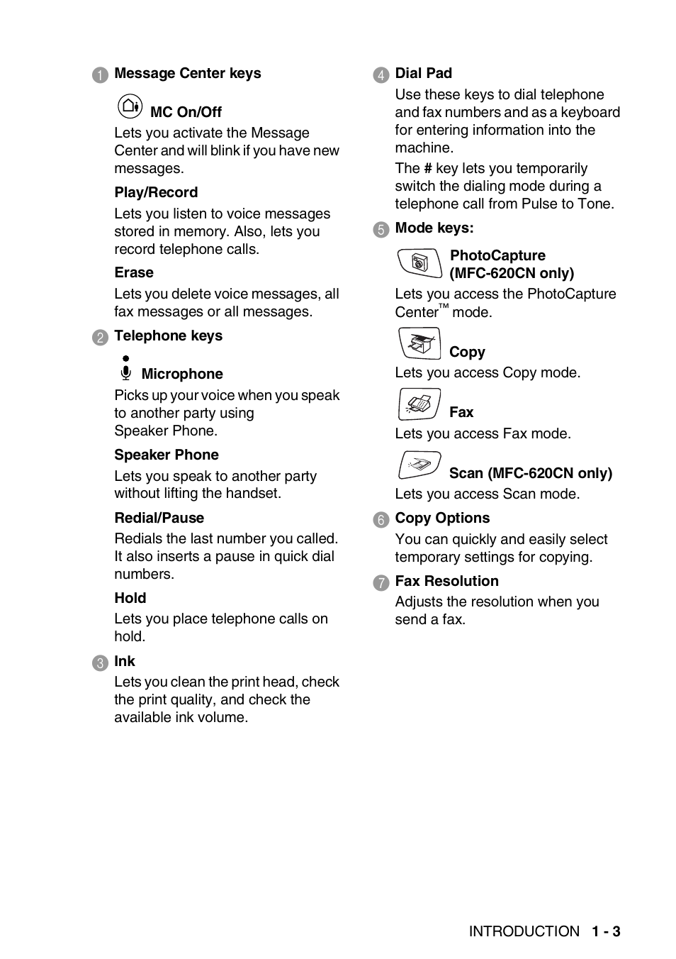 Brother FAX-2440C User Manual | Page 24 / 230