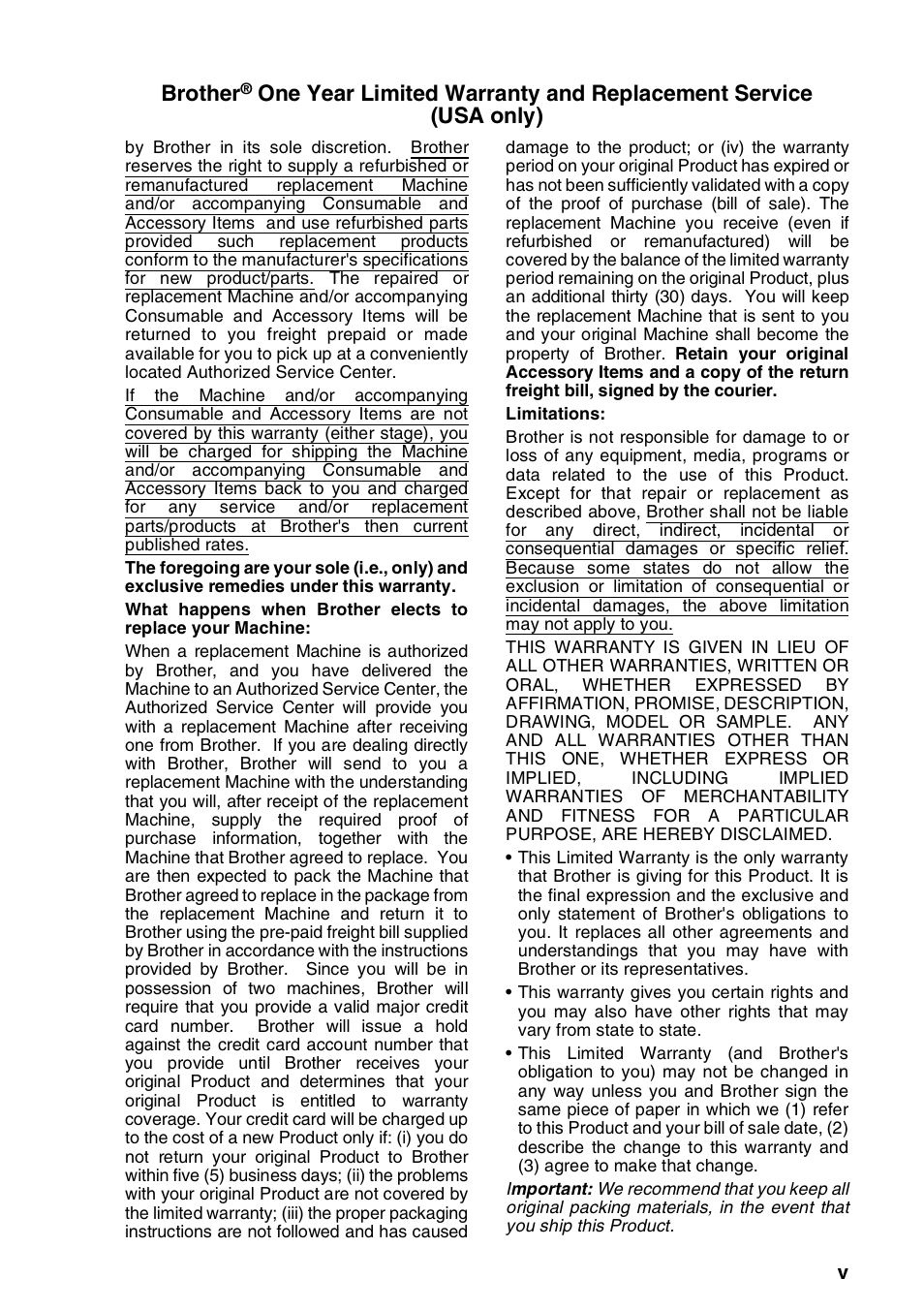 Brother | Brother FAX-2440C User Manual | Page 7 / 230