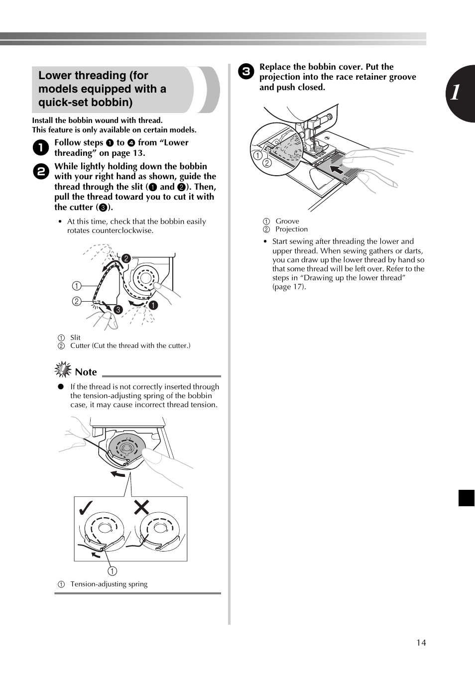 Brother JX2517 User Manual | Page 15 / 80