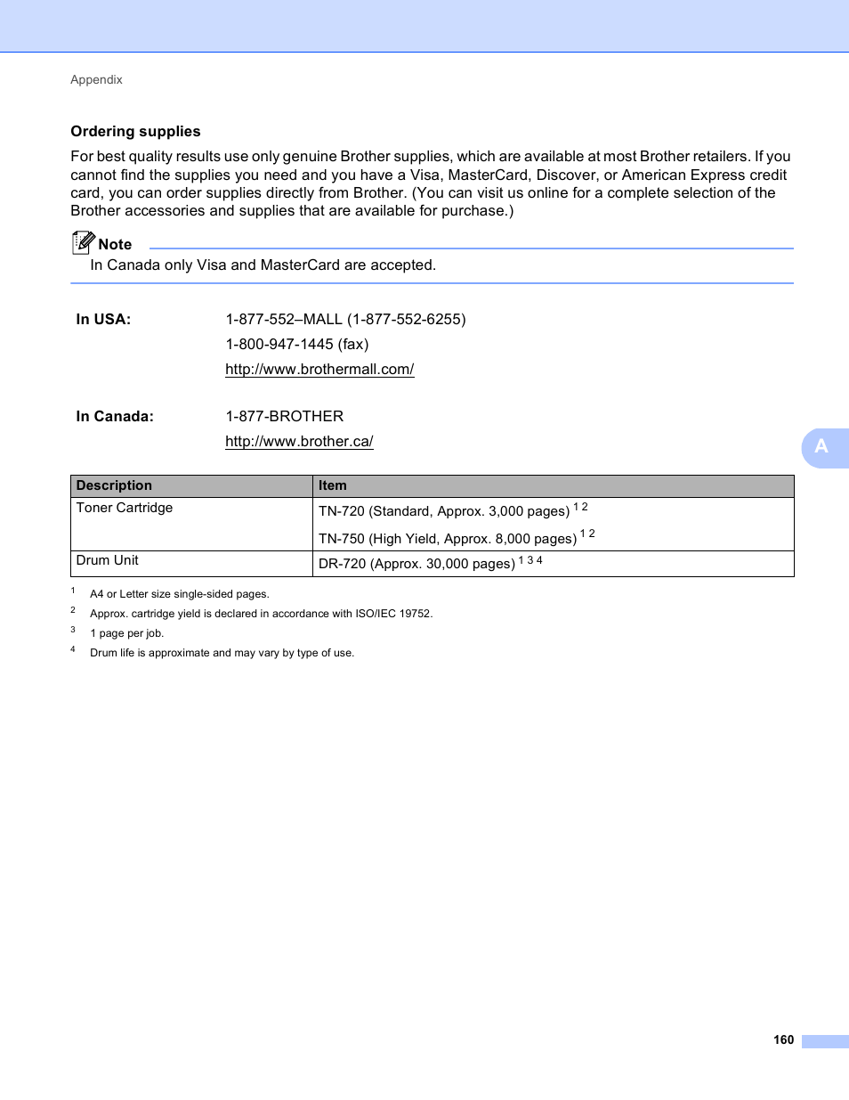 Brother HL-5440D User Manual | Page 166 / 168