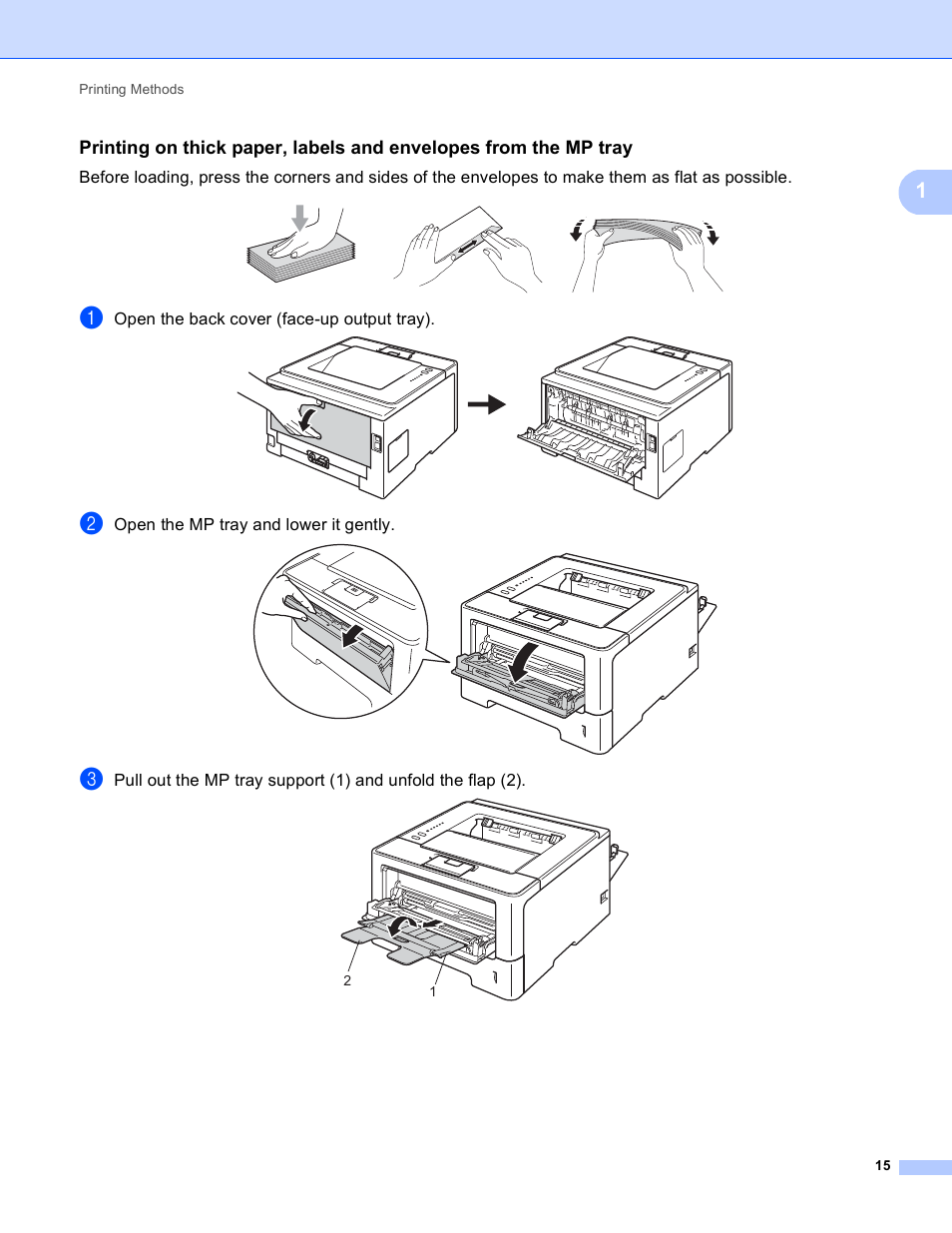 Brother HL-5440D User Manual | Page 21 / 168