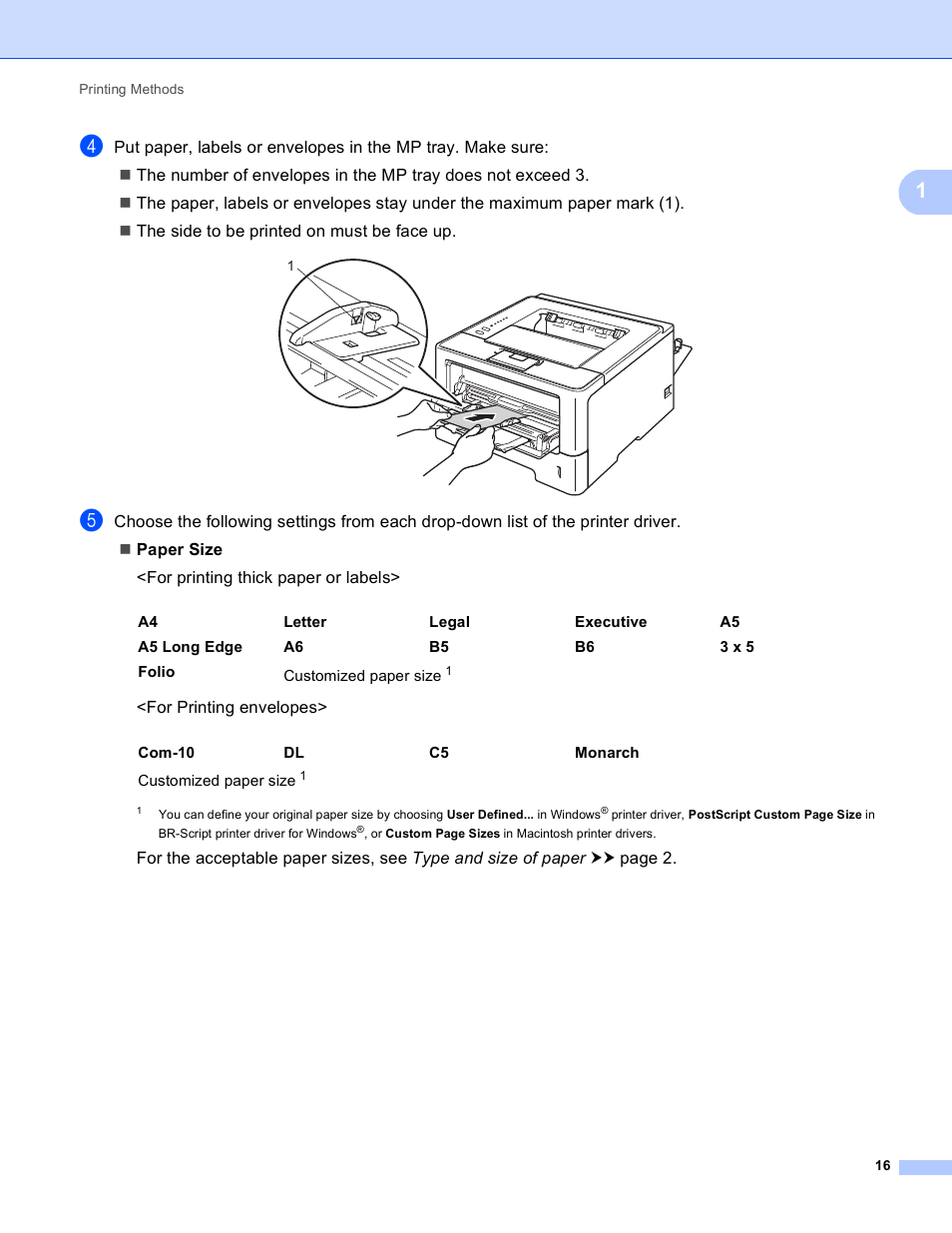 Brother HL-5440D User Manual | Page 22 / 168