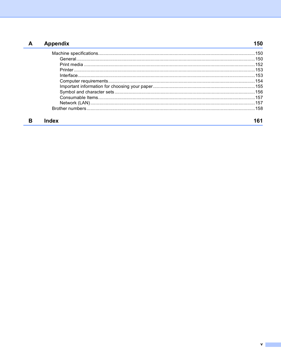 Brother HL-5440D User Manual | Page 6 / 168