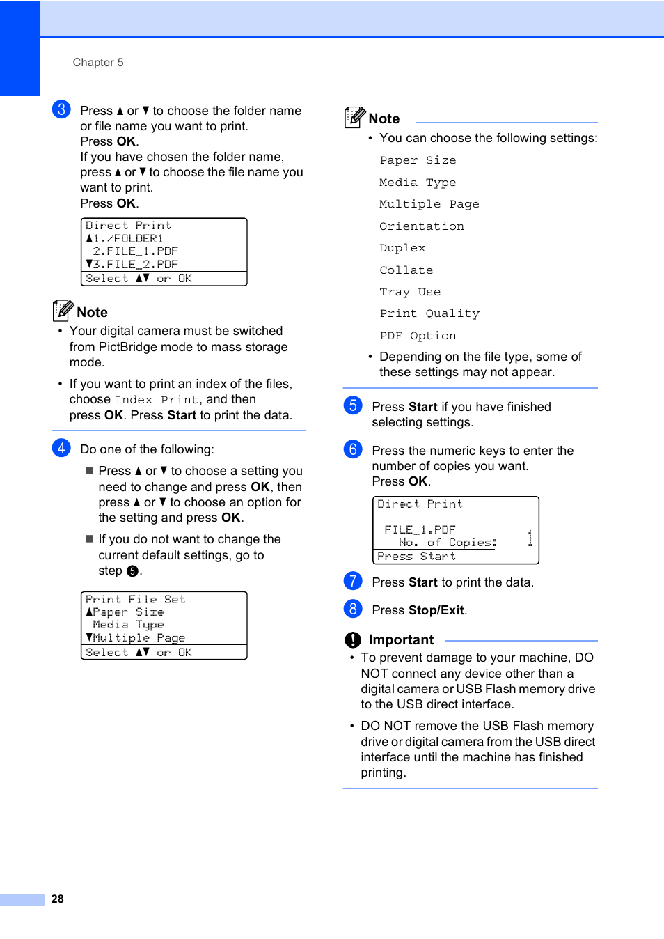 Brother DCP-8110DN User Manual | Page 38 / 127