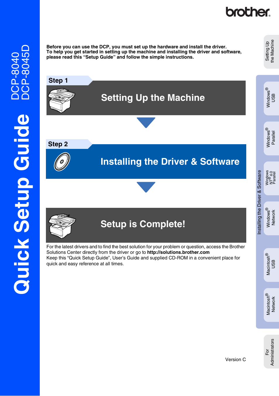 Brother DCP-8045D User Manual | 48 pages