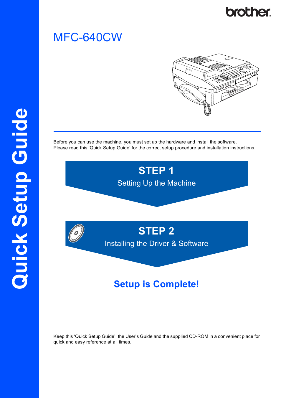 Brother MFC-640CW User Manual | 45 pages