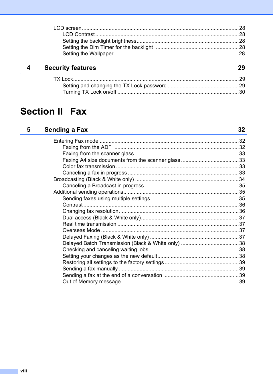 Brother MFC-490CW User Manual | Page 10 / 216