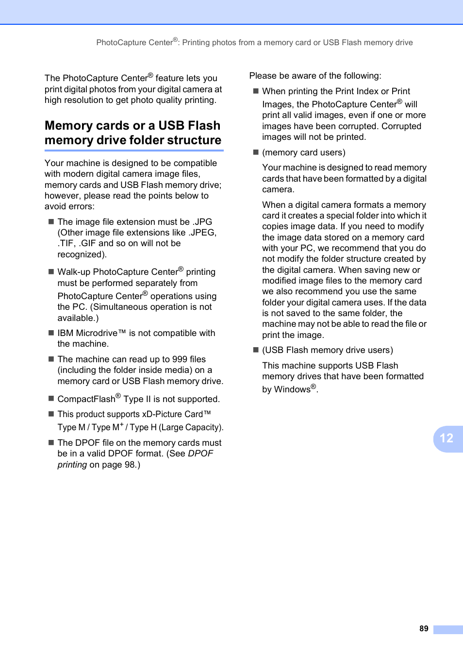 Brother MFC-490CW User Manual | Page 105 / 216