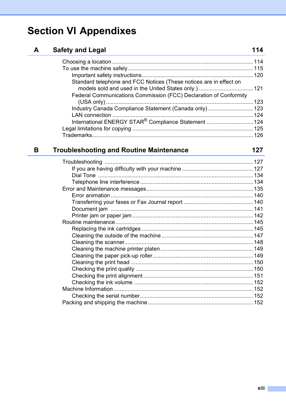 Brother MFC-490CW User Manual | Page 15 / 216