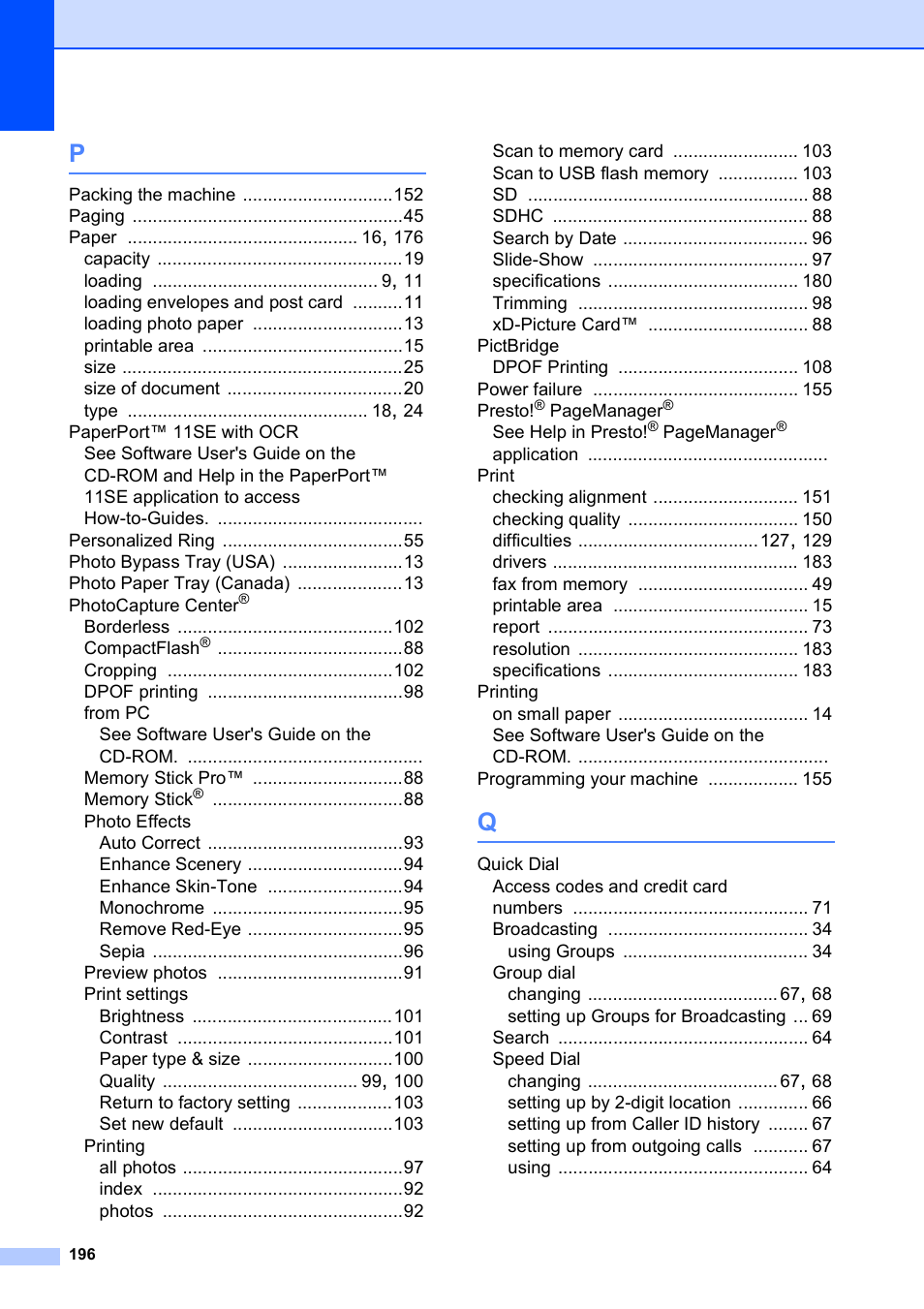 Brother MFC-490CW User Manual | Page 212 / 216