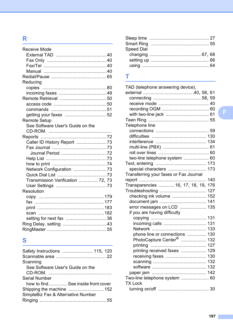 Brother MFC-490CW User Manual | Page 213 / 216